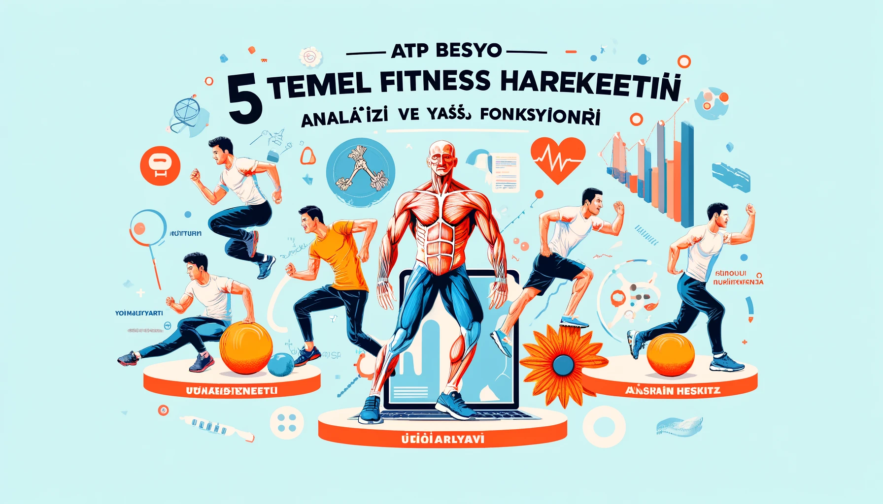 ATP Besyo ile 5 Temel Fitness Hareketinin Analizi ve Kas Fonksiyonları